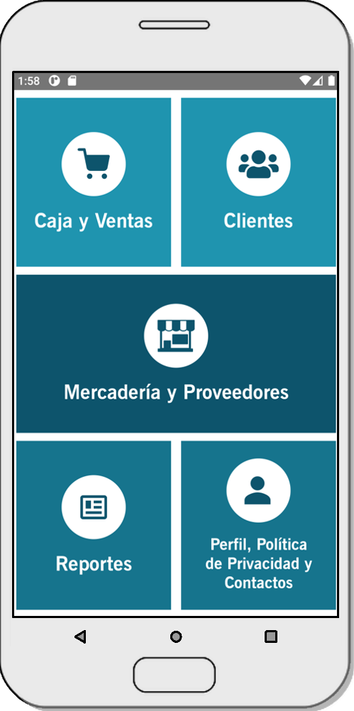 Mi Asistente de Negocios menu principal